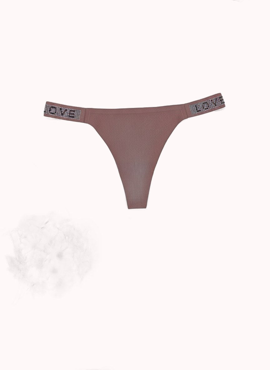 Tanga Sem Costura Canelada – Doce Malícia