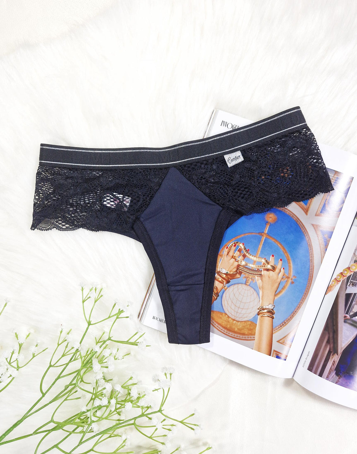 Tanga Fio com Renda Lateral em Fantástico – Doce Malícia