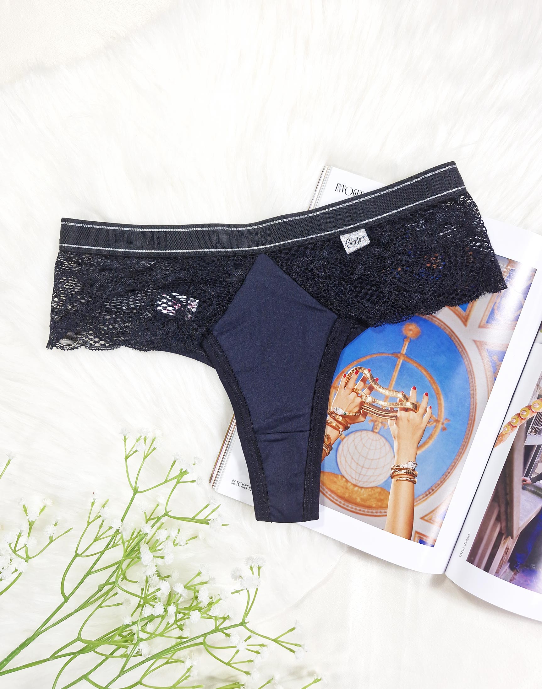Tanga Fio com Renda Lateral em Fantástico – Doce Malícia