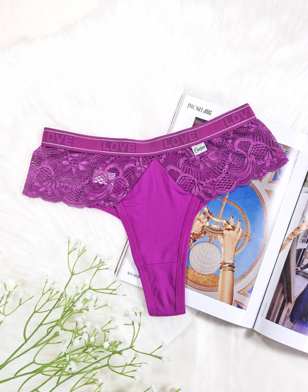 Tanga Fio com Renda Lateral em Fantástico – Doce Malícia
