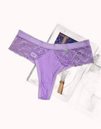 Tanga Fio com Renda Lateral e Elástico – Doce Malícia