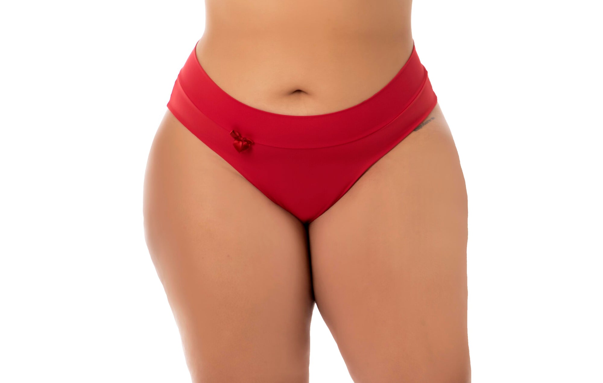 Tanga Plus Size estilo fio duplo em azul-Marinho – Doce Malícia