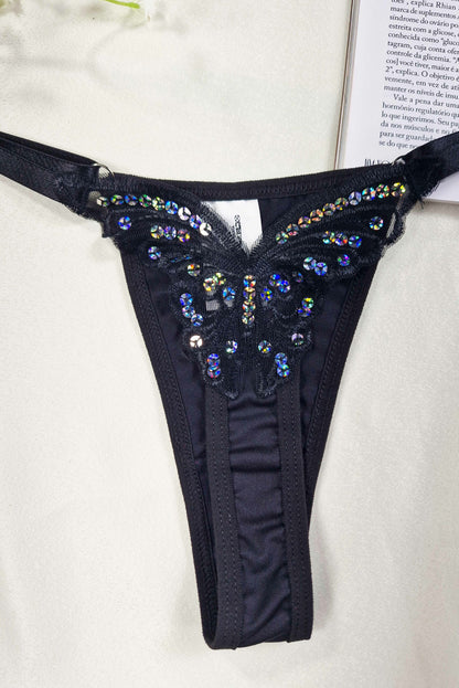 Tanga String Borboleta em Branco – Doce Malícia