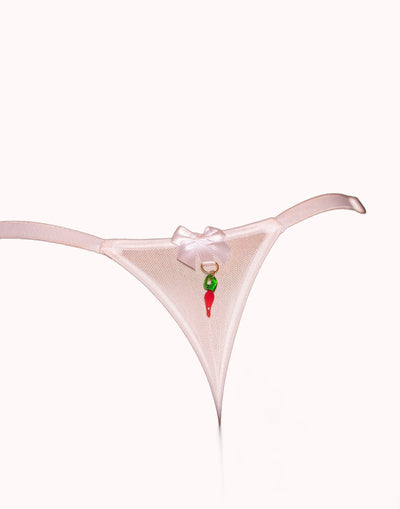 Tanga de Renda Sexy com Detalhe Pimentinha – Doce Malícia