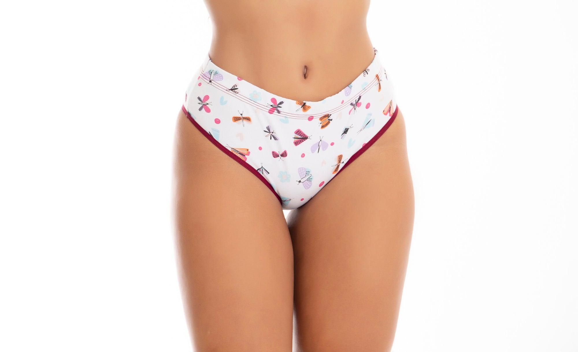 Tangão Estampado de Algodão em Branco – Doce Malícia