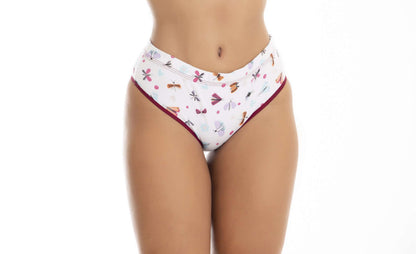 Tangão Estampado de Algodão em Branco – Doce Malícia