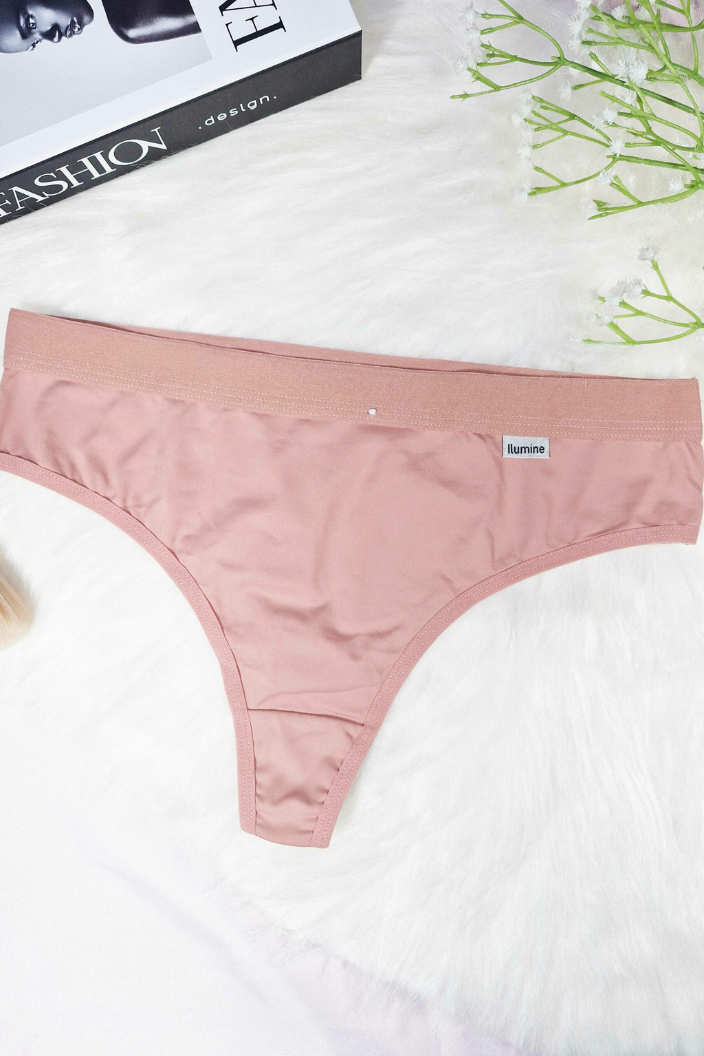Tangão Fio Dental Liso com em Branco – Doce Malícia