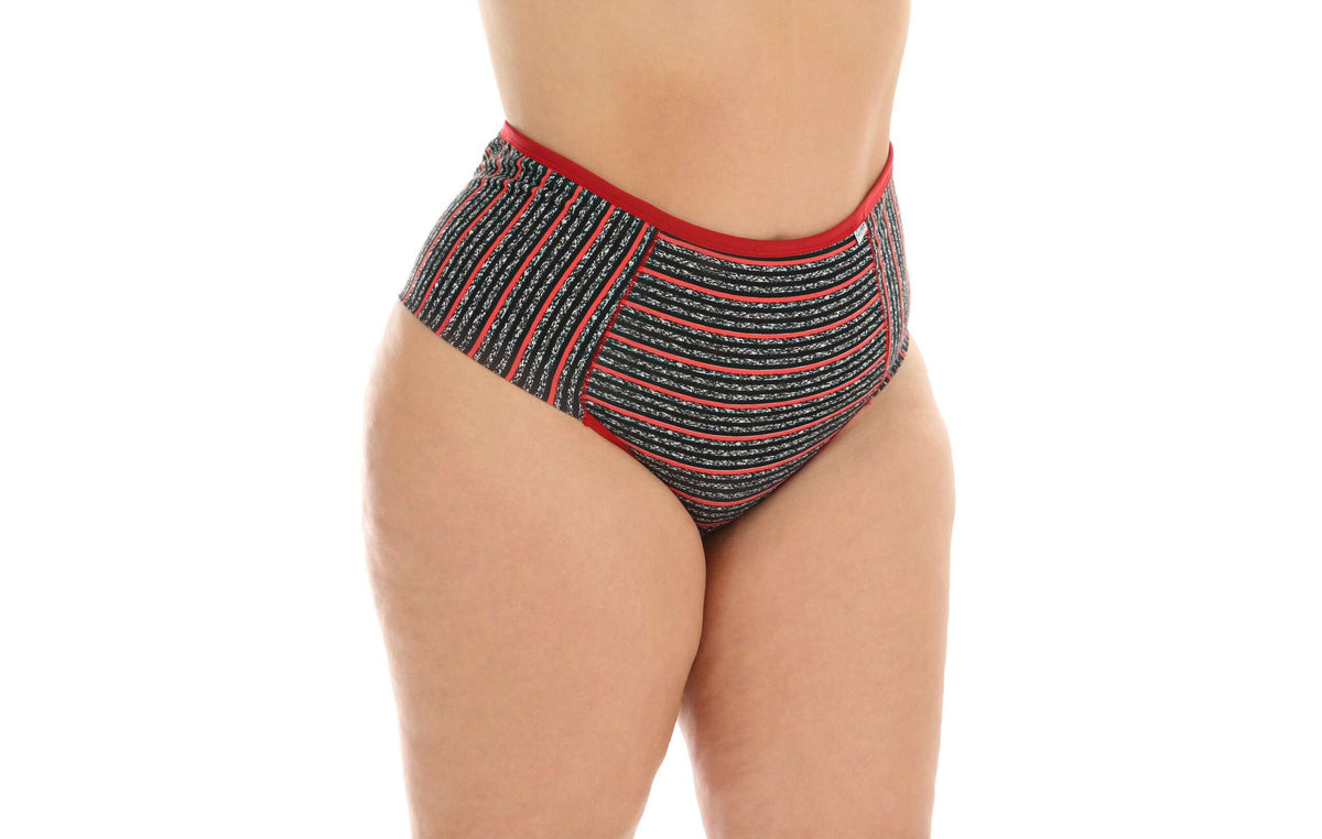Tangão listrado Plus size em cores sortidas – Doce Malícia