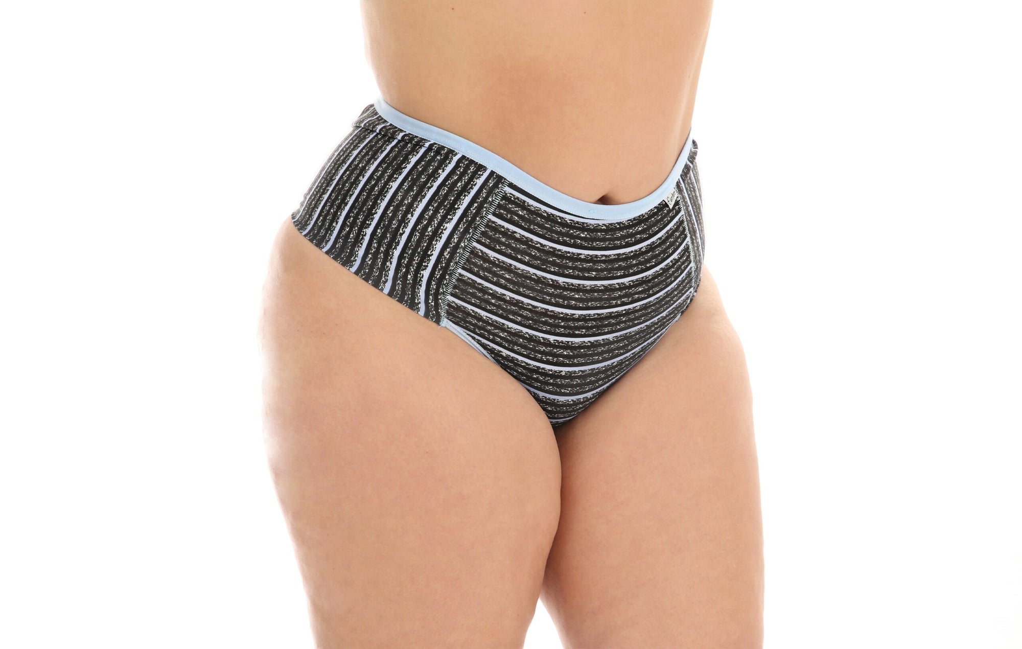 Tangão listrado Plus size em cores sortidas – Doce Malícia