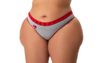 Tangão Plus Size com detalhe em Branco – Doce Malícia