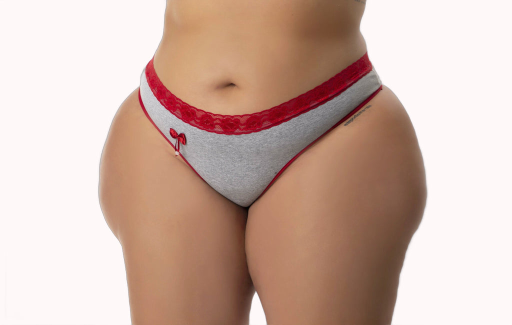 Tangão Plus Size com detalhe em renda – Doce Malícia