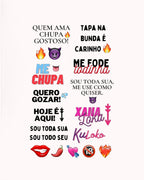 Cartela Tatuagem Temporária Sexy – Doce Malícia