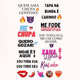Cartela Tatuagem Temporária Sexy – Doce Malícia