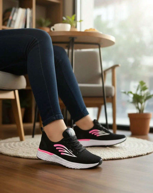 Tênis Feminino Nylon Preto – Doce Malícia