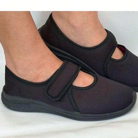 Tênis Sapatilha Feminino Calce Fácil Confortável Preto – Doce Malícia