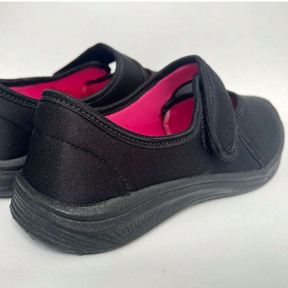 Tênis Sapatilha Feminino Calce Fácil Confortável Preto – Doce Malícia