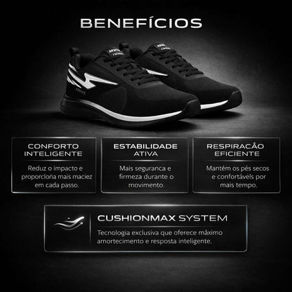 Tênis Feminino PRETO BRANCO – Doce Malícia