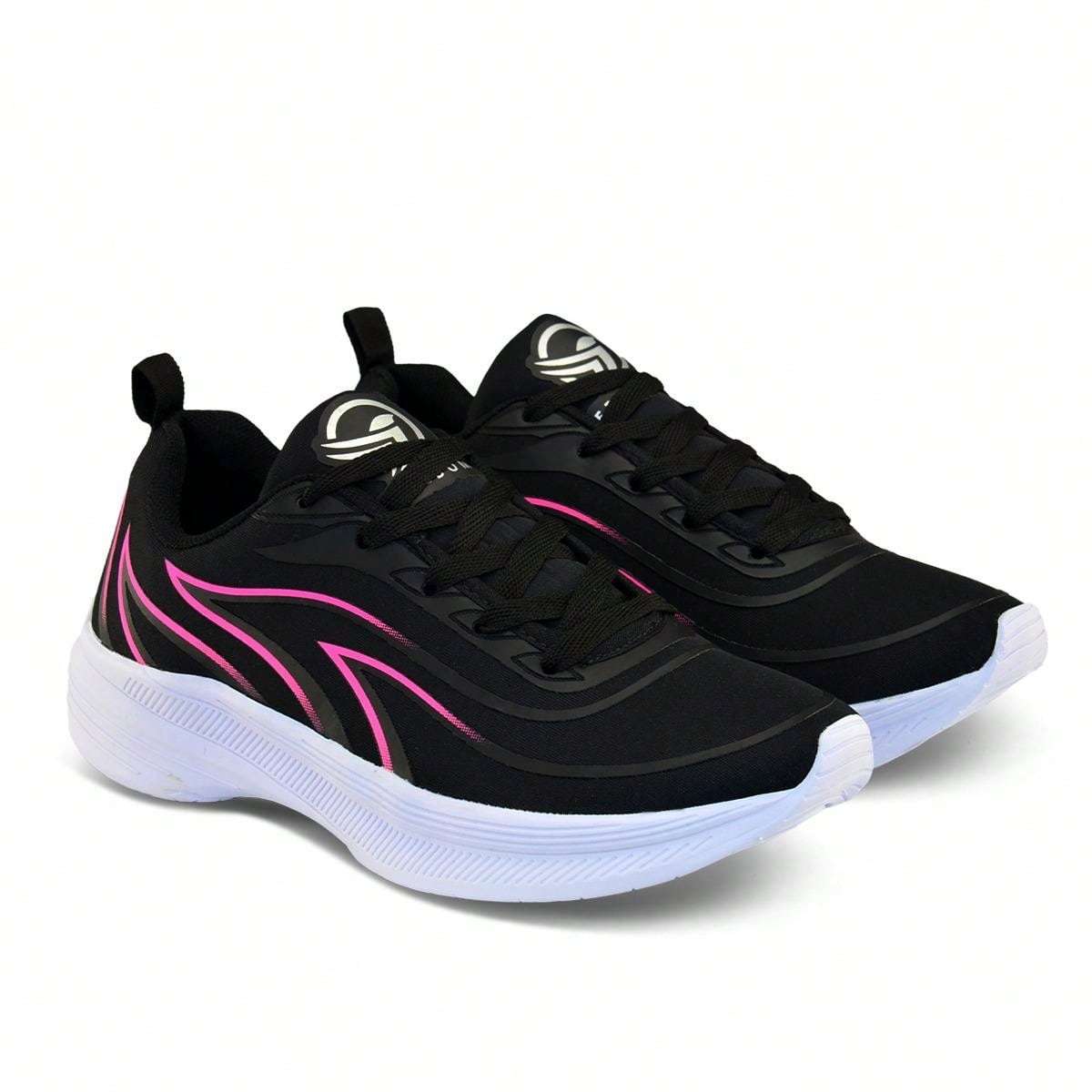 Tênis Feminino Fitness Macio e Leve Preto – Doce Malícia