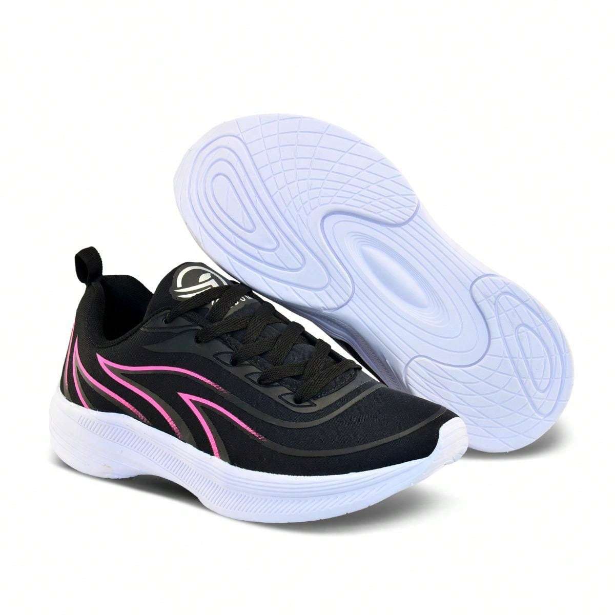 Tênis Feminino Fitness Macio e Leve Preto – Doce Malícia