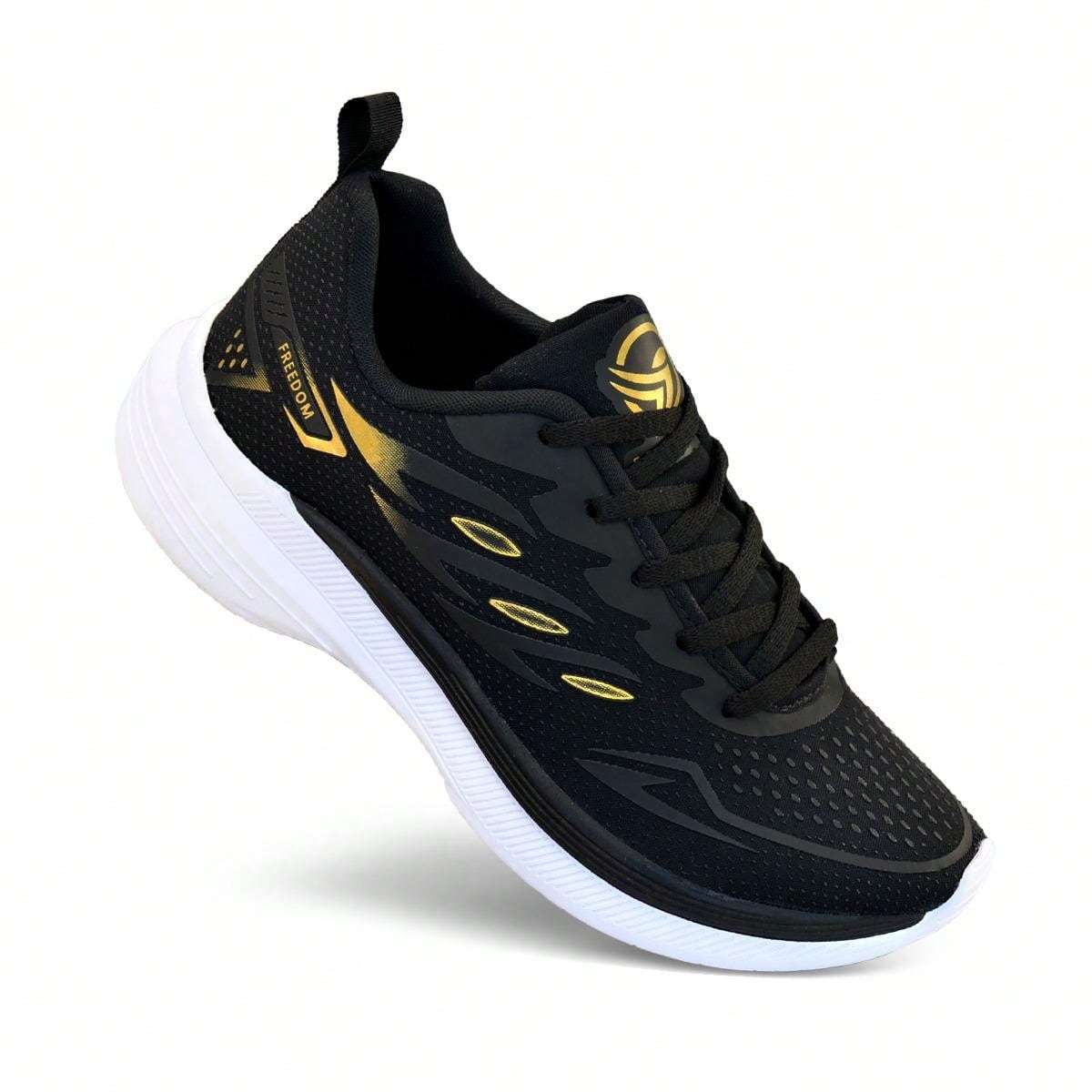 Tênis Feminino Esportivo Caminhada Academia Preto – Doce Malícia