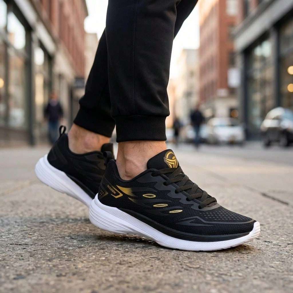 Tênis Feminino Esportivo Caminhada Academia Preto – Doce Malícia