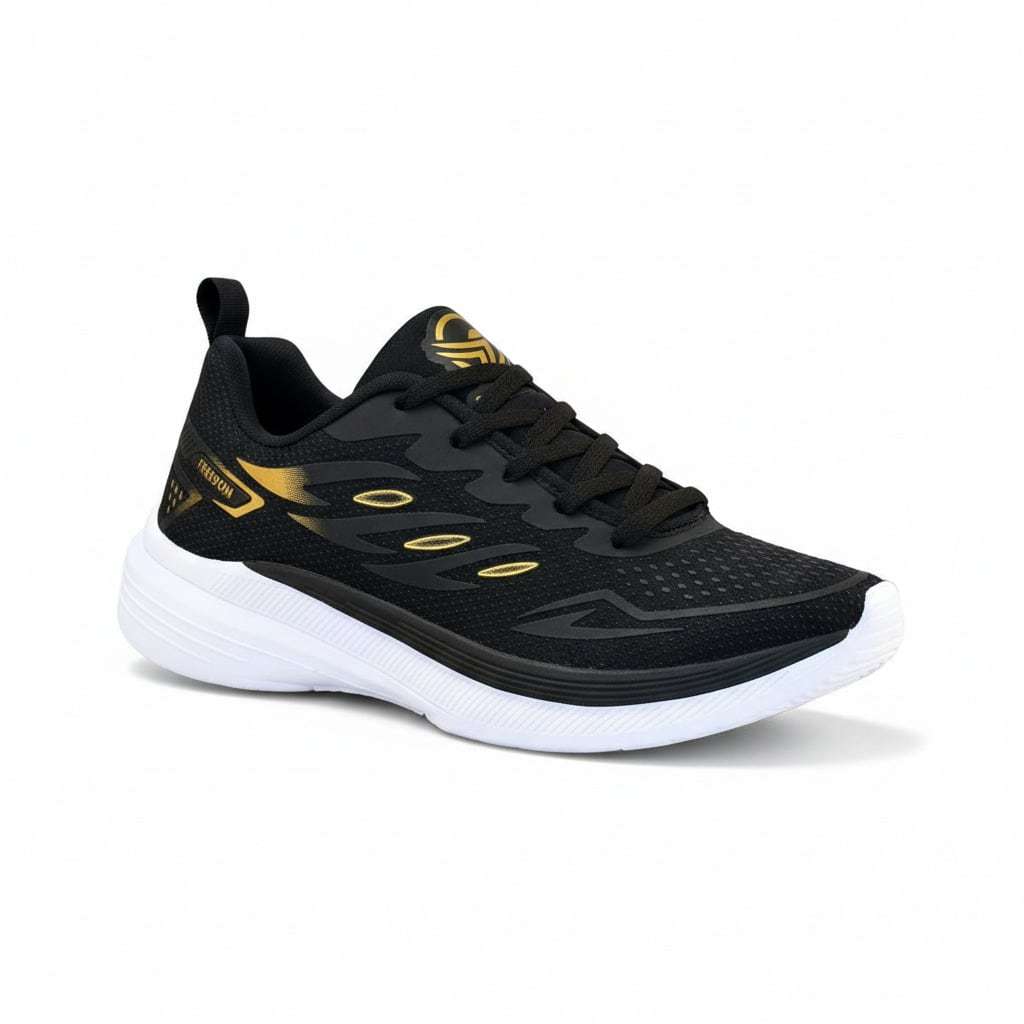 Tênis Feminino Esportivo Caminhada Academia Preto – Doce Malícia