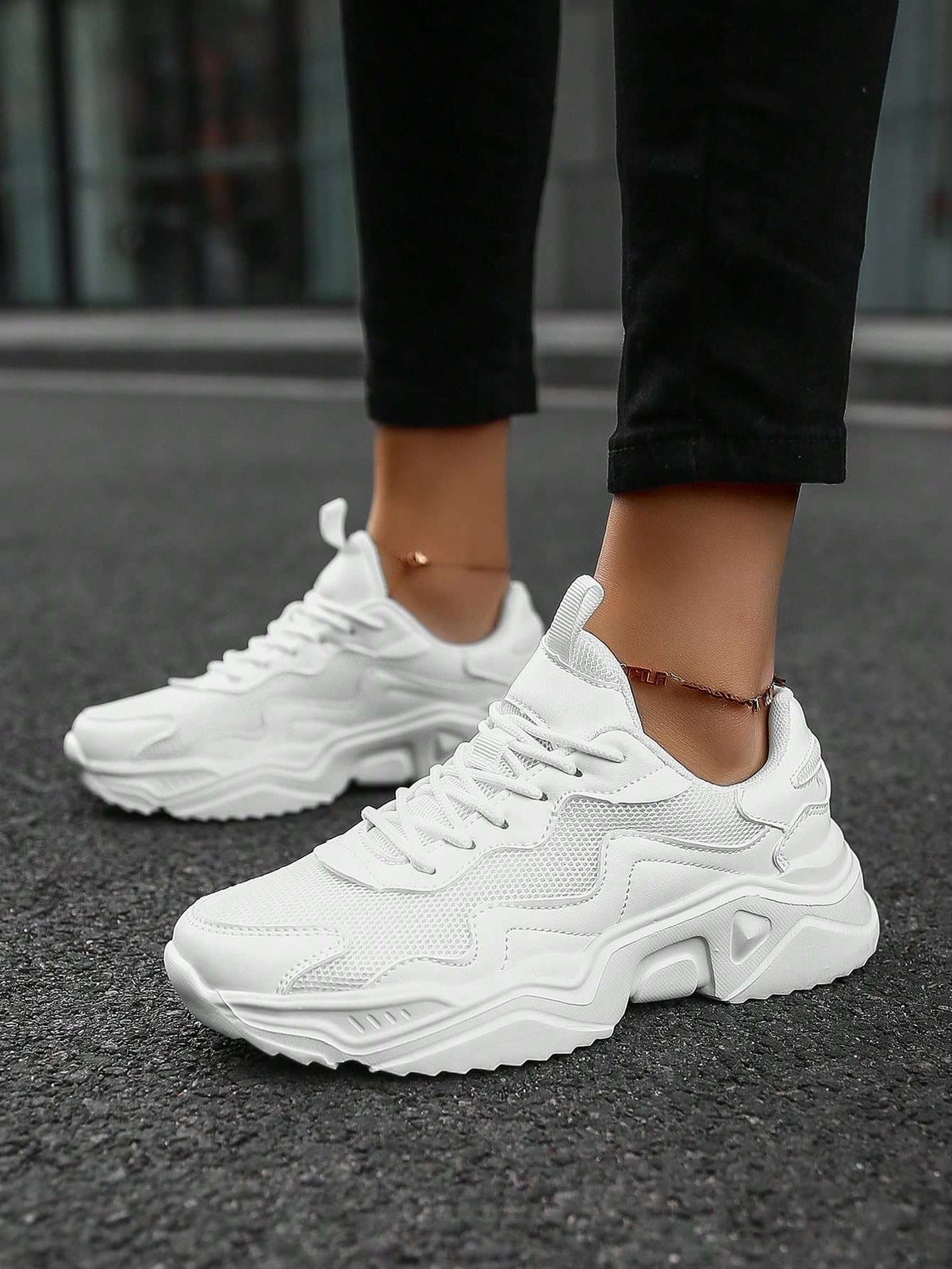 Tênis Feminino Chunky Respirável Sola Leve – Doce Malícia