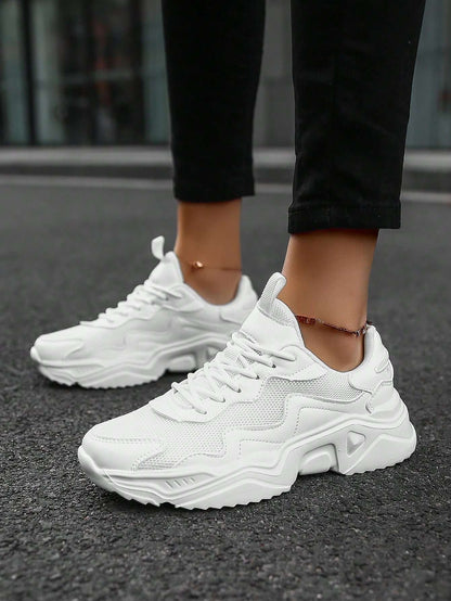 Tênis Feminino Chunky Respirável Sola Leve – Doce Malícia