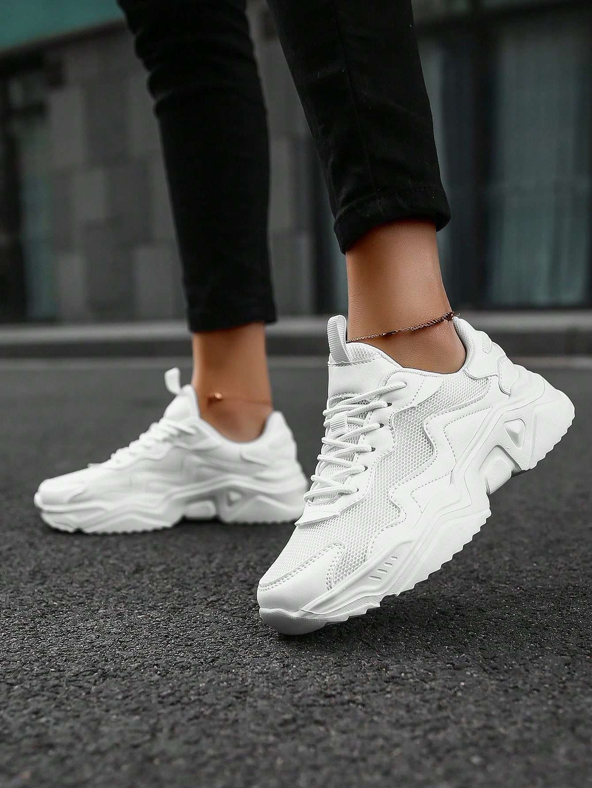 Tênis Feminino Chunky Respirável Sola Leve – Doce Malícia