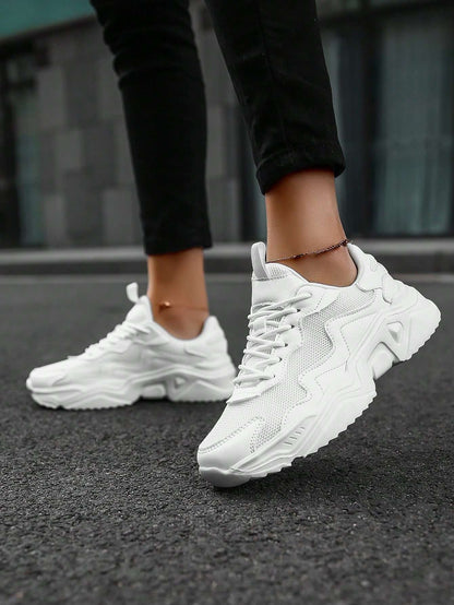 Tênis Feminino Chunky Respirável Sola Leve – Doce Malícia