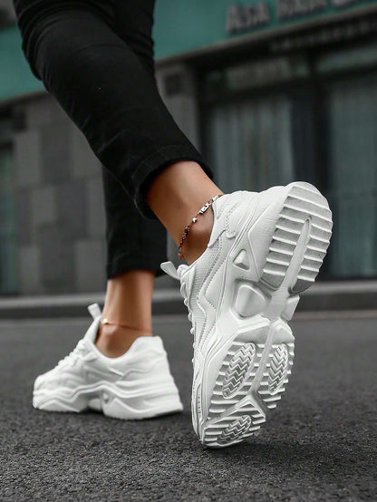 Tênis Feminino Chunky Respirável Sola Leve – Doce Malícia