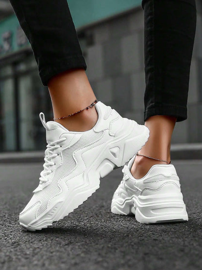 Tênis Feminino Chunky Respirável Sola Leve – Doce Malícia