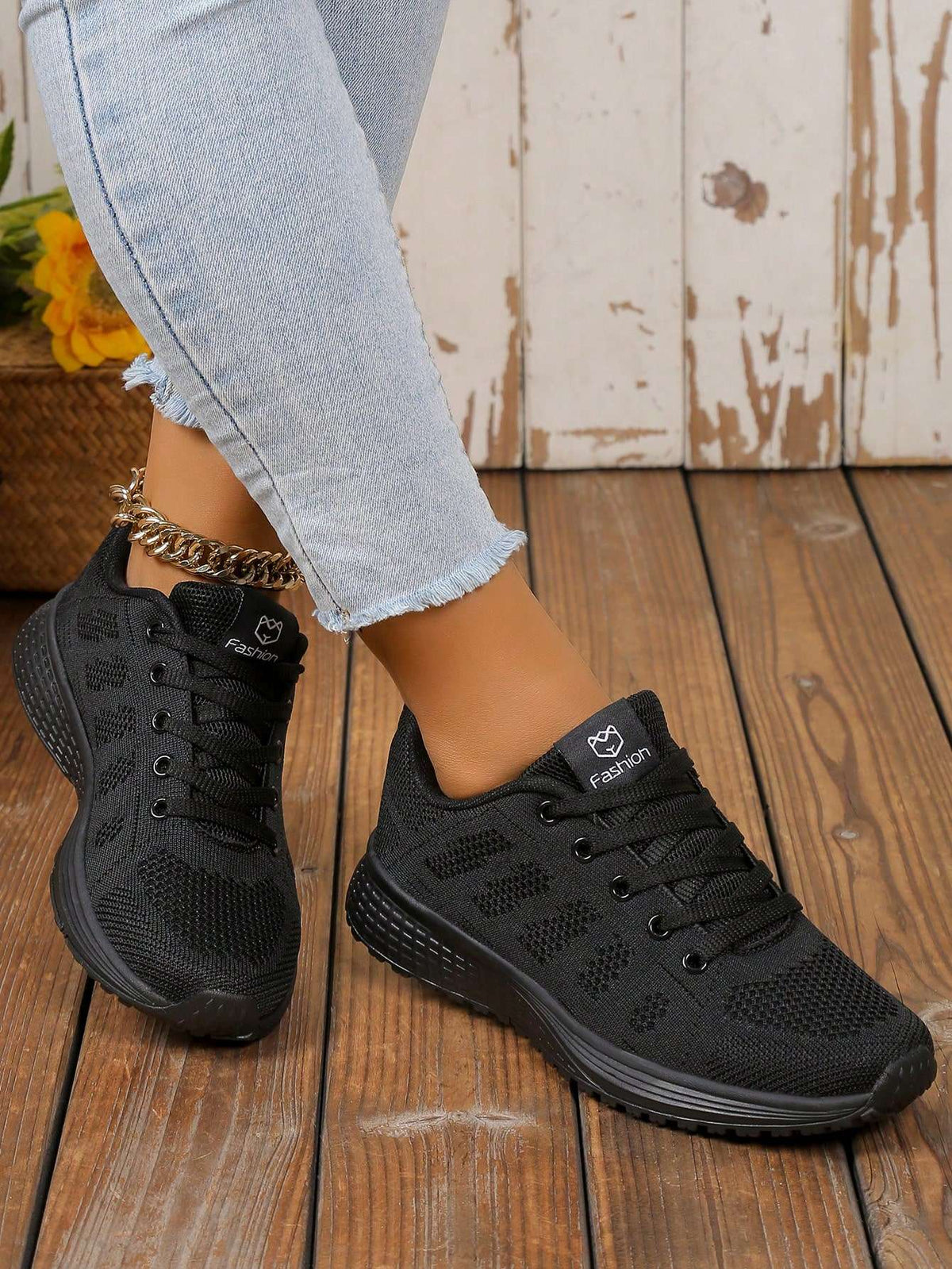 Tênis Feminino de Corrida Tecido Leve Renda – Doce Malícia