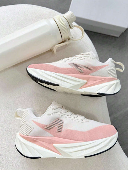 Tênis Feminino Chunky Corrida Caminhada Branco e – Doce Malícia