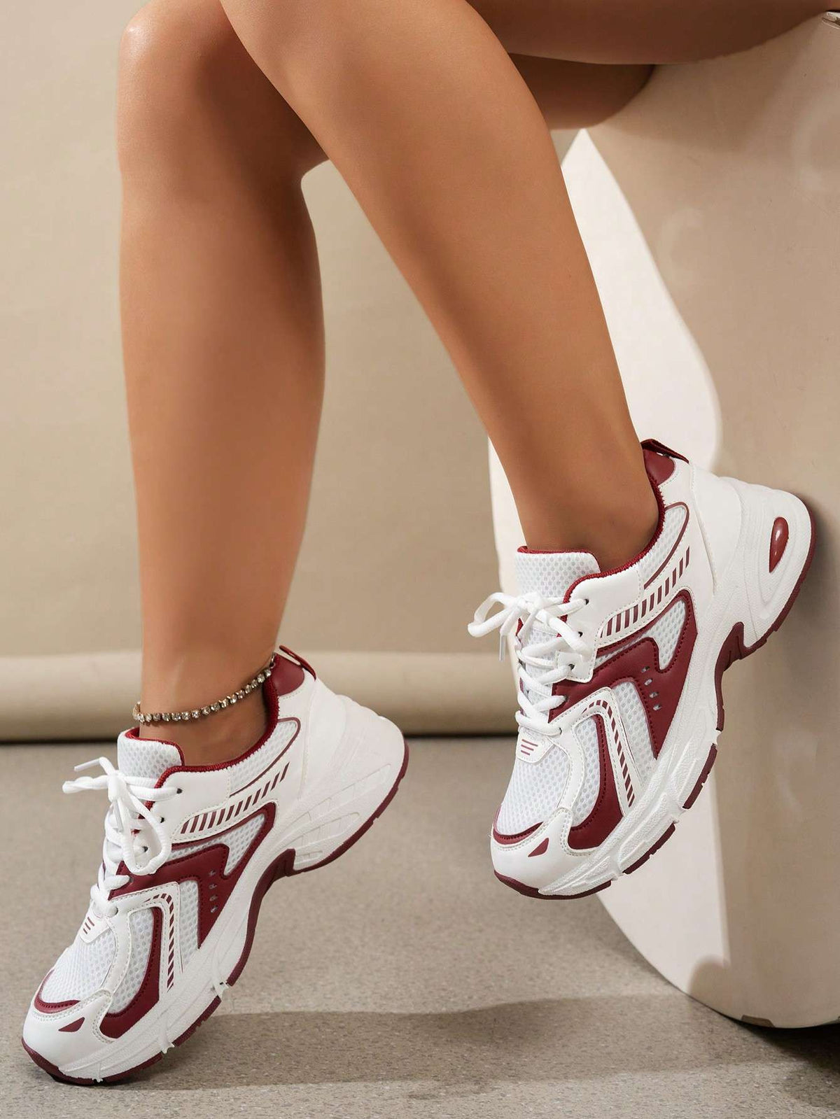 Tênis Feminino Chunky Sola Grossa Branco – Doce Malícia