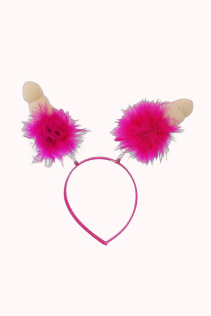 Tiara de Pênis com Pelúcia – Doce Malícia