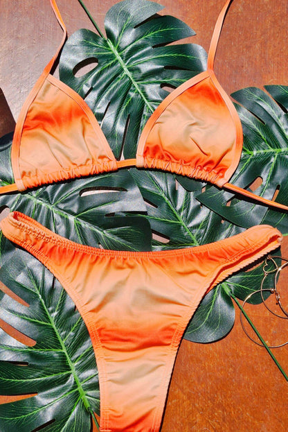 Biquíni Cortininha Estampado – Tie em azul – Doce Malícia