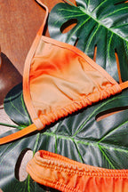 Biquíni Cortininha Estampado – Tie em azul – Doce Malícia