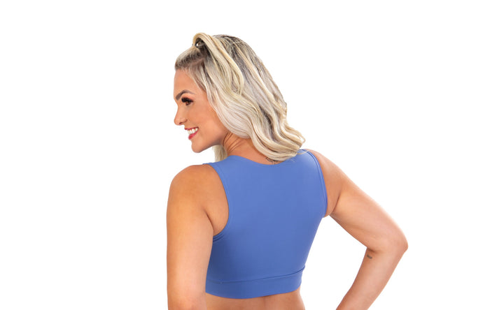 Top Fitness Azul — Doce Malícia