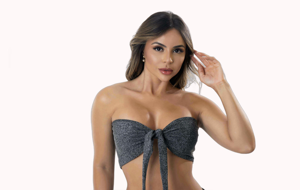 Top de Amarração Brilhoso – Doce Malícia