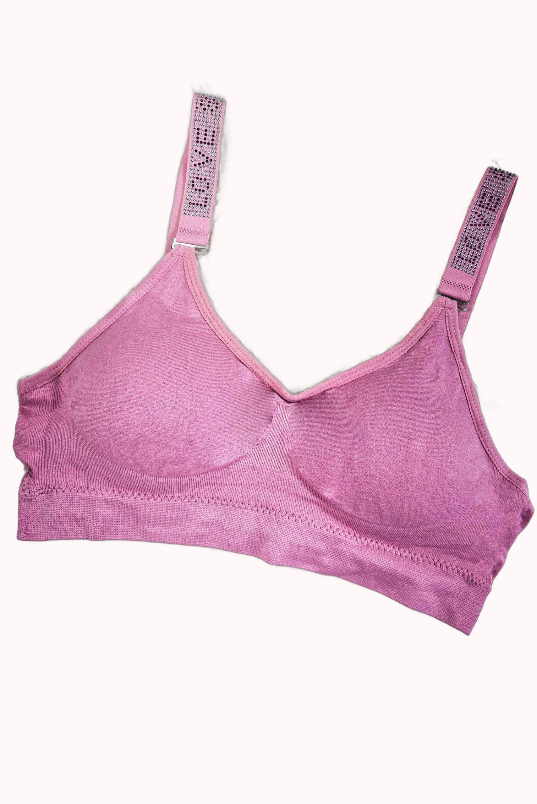 Top Canelado de Bojo com Colchete e Alça Brilhosa – Doce Malícia