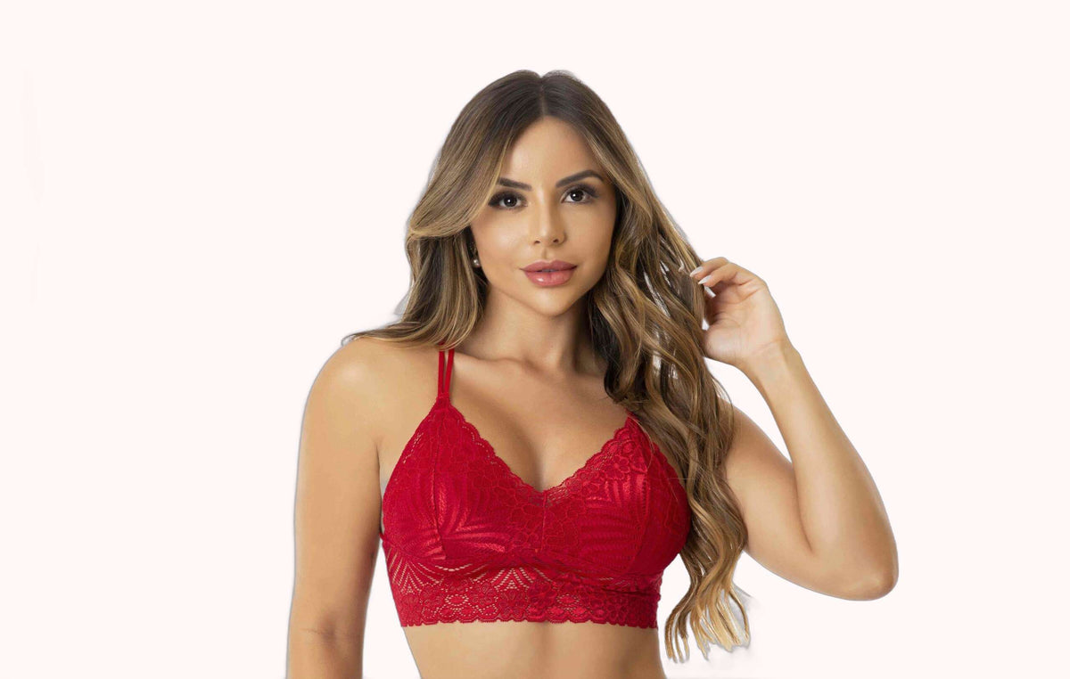 Top em Renda com Alças Cruzadas – Doce Malícia