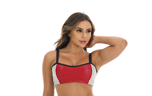 Top Fitness com Cirrê Texturizado em cinza – Doce Malícia