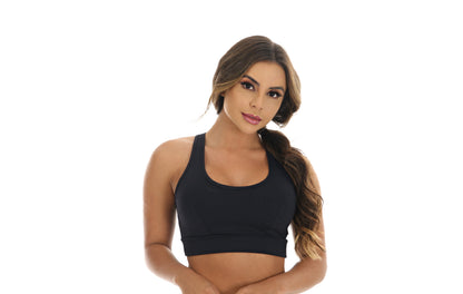 Top Fitness nadador com bojo em Preto – Doce Malícia