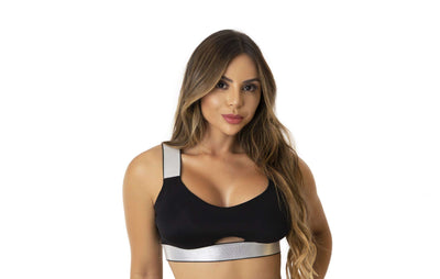 Top Preto com Bojo e em Preto – Doce Malícia