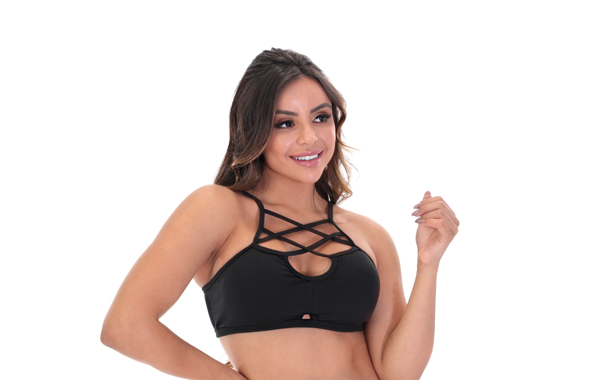 Topper strappy em azul – Doce Malícia