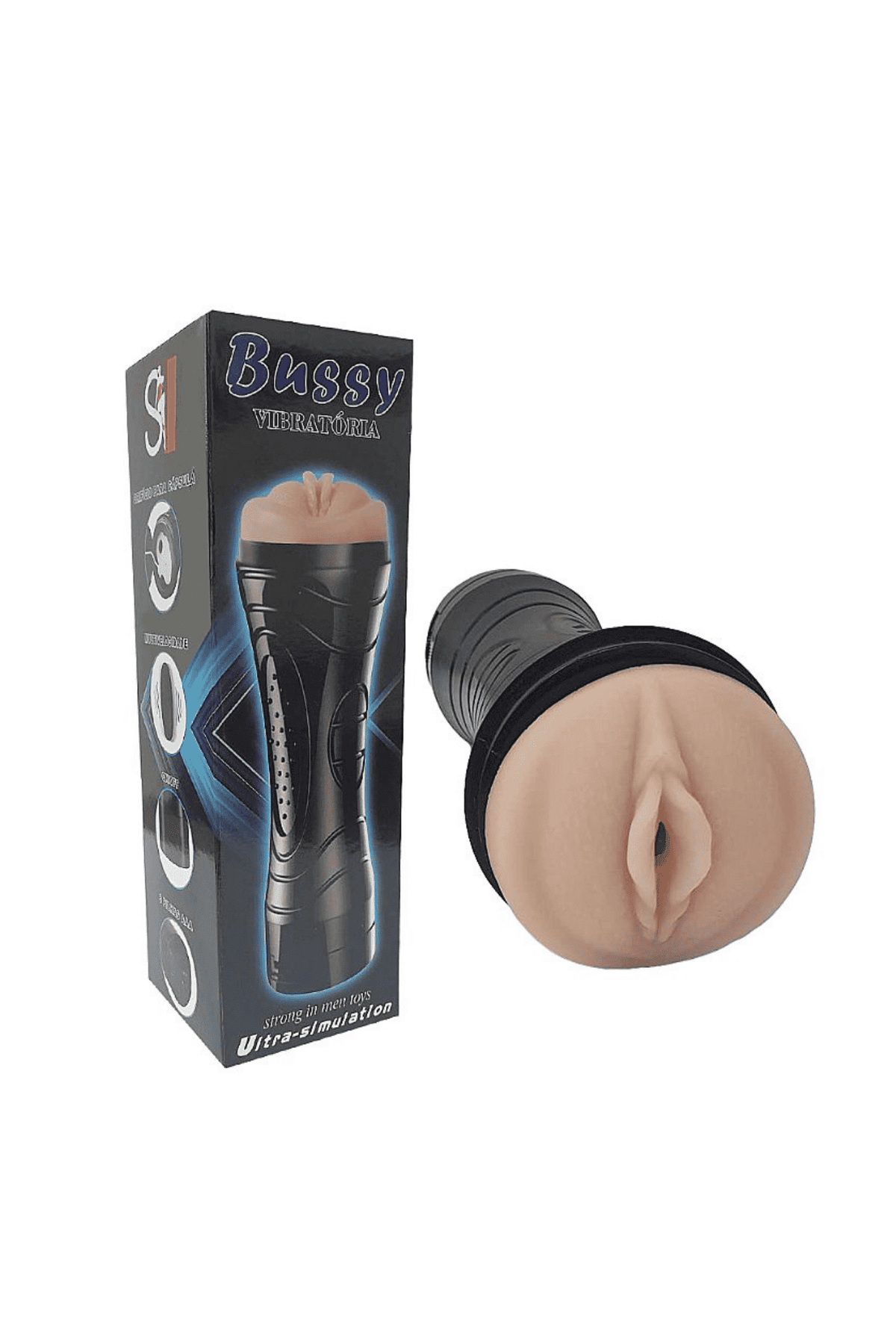 Vagina em Lanterna com Vibração Multivelocidade em Quantidade – Doce Malícia