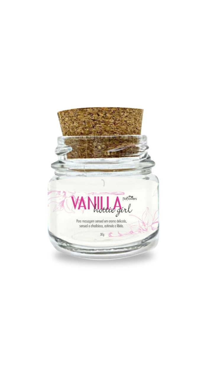 Vela p/ Massagem – Hottie Girl Vanilla 20g – Doce Malícia — Doce Malícia