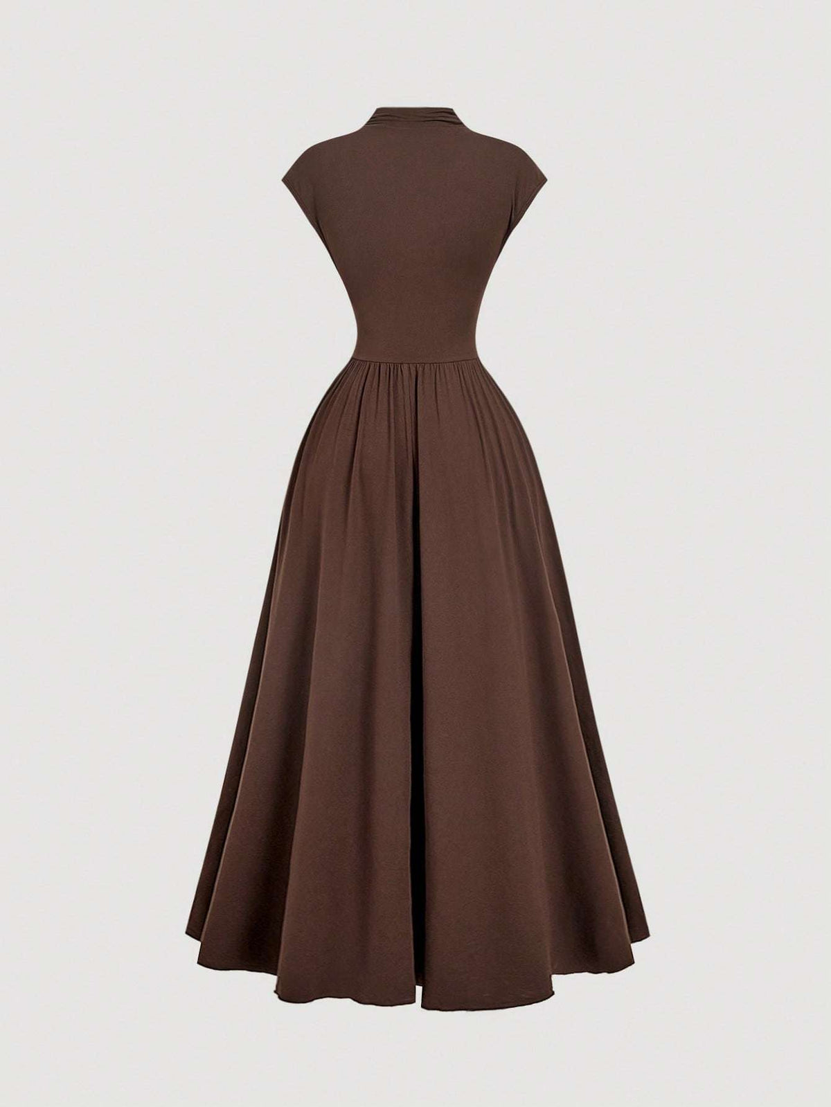 Vestido Feminino Canelado Longo – Doce Malícia