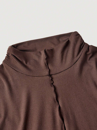 Vestido Feminino Canelado Longo – Doce Malícia
